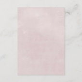 Floral Romance Wedding Reception Tussenvoegsel Kaa Informatiekaartje (Achterkant)