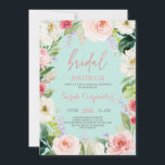 Floral Romantic Bridal Brunch Shower Kaart<br><div class="desc">Floral Bridgerton inspireerde Bridal Brunch</div>