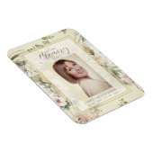 Floral  Romantic Memorial Funeral Magneet (Rechterzijde)