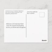  Floral Romantic Valentijn Love Friendship Briefkaart (Achterkant)