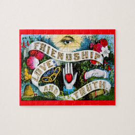  Floral Romantic Valentijn Love Friendship Legpuzzel