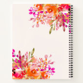 Floral Romantisch 60e Verjaardag Gastenboek Notitieboek (Achterkant)