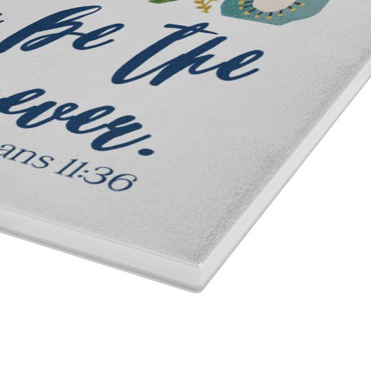 Floral Romeinen 11:36 Snijplank (Hoek)