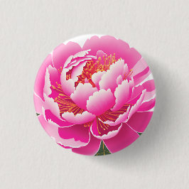 Floral Ronde Button 3,2 Cm