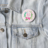 Floral Ronde Button 5,7 Cm (In situ)