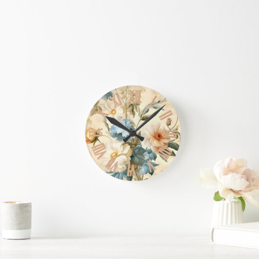 Floral Ronde Klok (Huis)