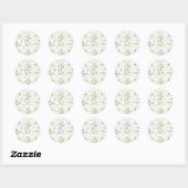 Floral Ronde Sticker (Vel)