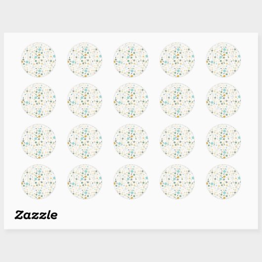 Floral Ronde Sticker (Vel)