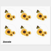 Floral Ronde Sticker (Vel)