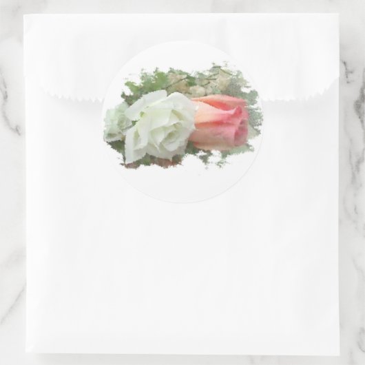 Floral Ronde Sticker (Tas)