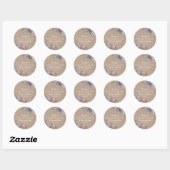 Floral Ronde Sticker (Vel)