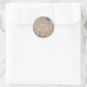 Floral Ronde Sticker (Tas)