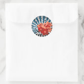 Floral Ronde Sticker (Tas)