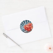 Floral Ronde Sticker (Envelop)