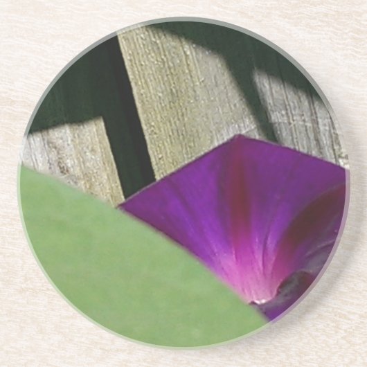 Floral-ronde Zandsteen Onderzetter (Voorkant)