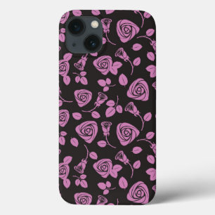 Floral Roos Achtergrond Case-Mate iPhone Case