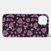 Floral Roos Achtergrond Case-Mate iPhone Case (Achterkant (horizontaal))