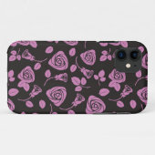 Floral Roos Achtergrond Case-Mate iPhone Case (Achterkant (horizontaal))