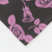 Floral Roos Achtergrond Fleece Deken (Hoek)