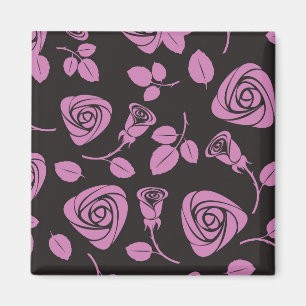Floral Roos Achtergrond Magneet