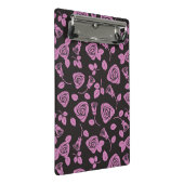 Floral Roos Achtergrond Mini Klembord (Schuin)