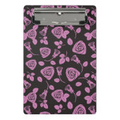 Floral Roos Achtergrond Mini Klembord (Voorkant)
