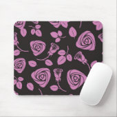 Floral Roos Achtergrond Muismat (Met muis)