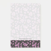 Floral Roos Achtergrond Post-it® Notes (Voorkant)