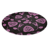 Floral Roos Achtergrond Snijplank (Hoek)