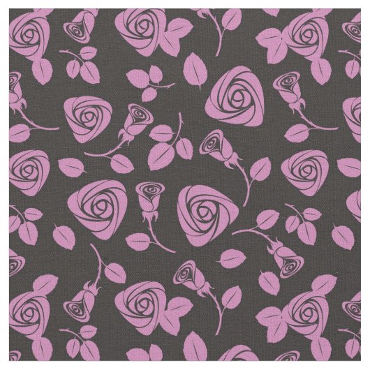 Floral Roos Achtergrond Stof (Close Up)