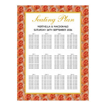 Floral | ROOS CORAL | 120 zitplaatsen | Zitplaats