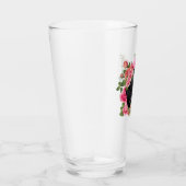 Floral Roos D20 Tabletop RPG Gaming Dice Glas (Rechts)