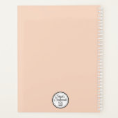 Floral Roos ecclesiastes Perzisch Roze Gepersonali Planner (Achterkant)