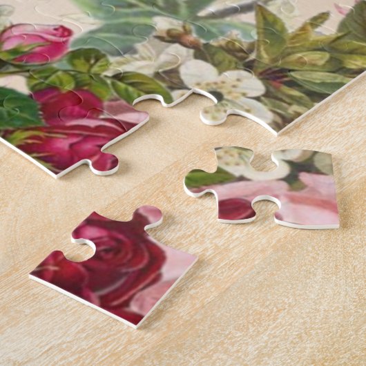  Floral Roos Fairy Fantasy Legpuzzel (Zijkant)