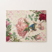 Floral Roos Fairy Fantasy Legpuzzel (Horizontaal)