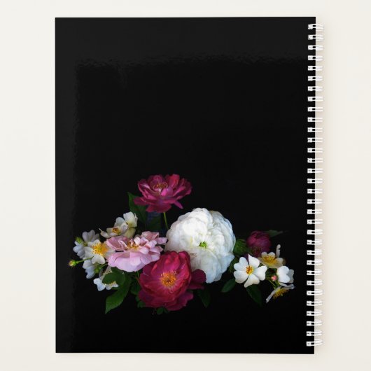 Floral Roos Garden Flowers Weekly/Maandelijkse Pla Planner (Achterkant)