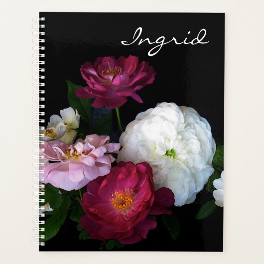Floral Roos Garden Flowers Weekly/Maandelijkse Pla Planner (Voorkant)