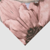 Floral Roos Gold Blush Pink Waterverf Ontkoppeling Tissuepapier (Detail)