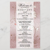 Floral Roos Gold Glitter - Programma (Voorkant)