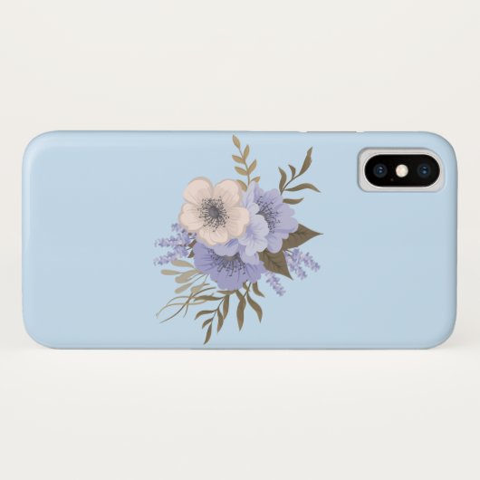 Floral Roos iPhone / iPad hoesje (Achterkant (horizontaal))