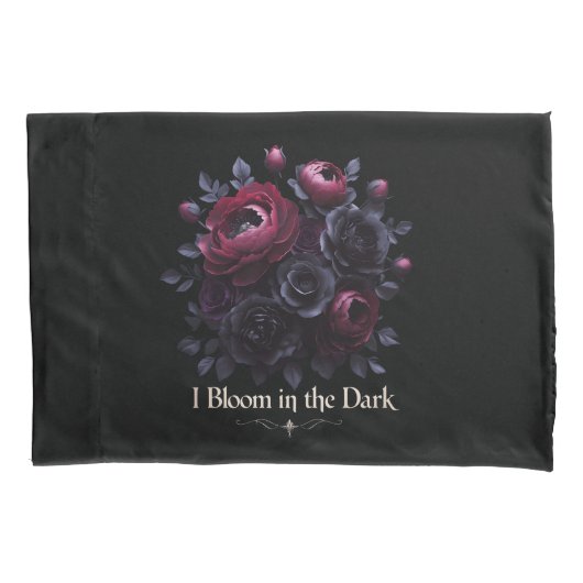 Floral Roos Kussensloop (Voorkant)