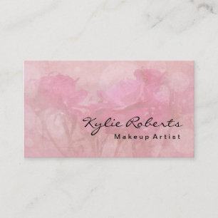  Floral Roos Makeup Artiest Calligrafie Visitekaartje