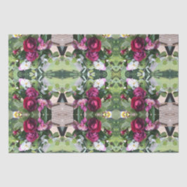 Floral Roos  ontkoppeling Tissuepapier