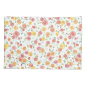 Floral Roos Patroon Kussensloop (Achterkant)