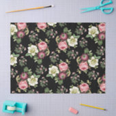  Floral Roos Patroon Tissuepapier (Craft)