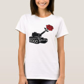 Floral Roos Tank Anti War Pacifism (Voorkant)