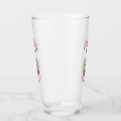 Floral Roos Wedding Vrijgezellenfeest Bouquet Favo Glas (Links)