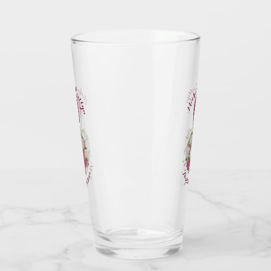 Floral Roos Wedding Vrijgezellenfeest Bouquet Favo Glas (Links)