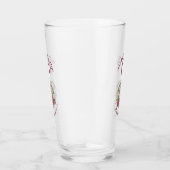 Floral Roos Wedding Vrijgezellenfeest Bouquet Favo Glas (Rechts)