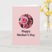 Floral Rose Bloom Card Kaart (Gele Bloem)